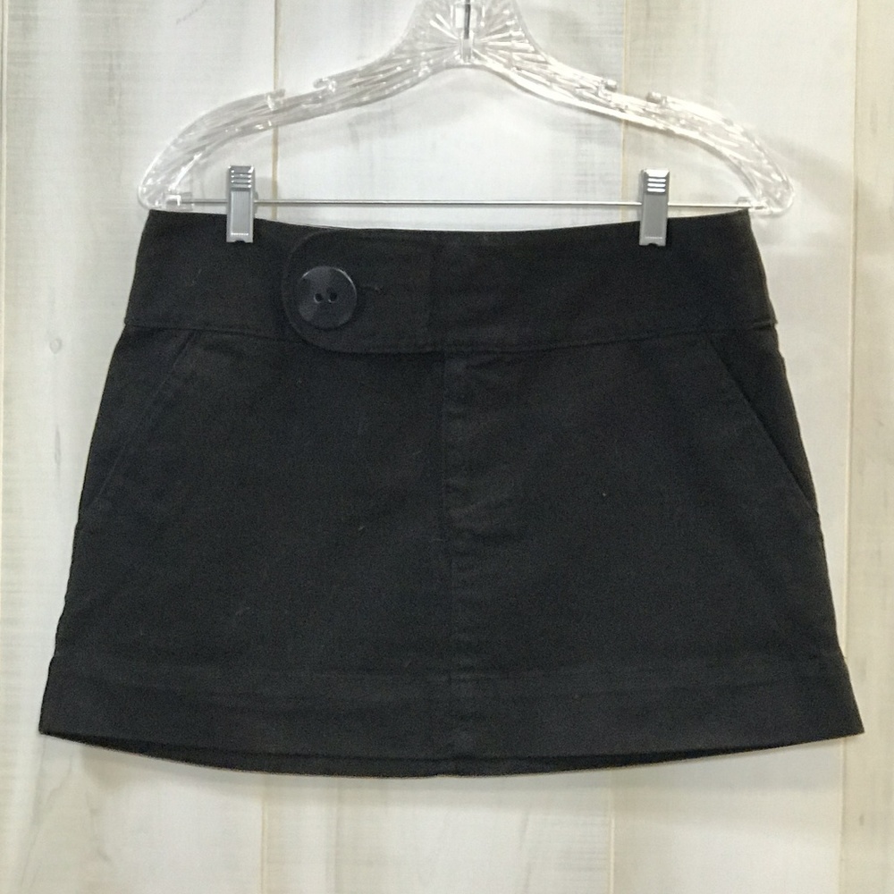 Free People Black Mini Skirt Size 4